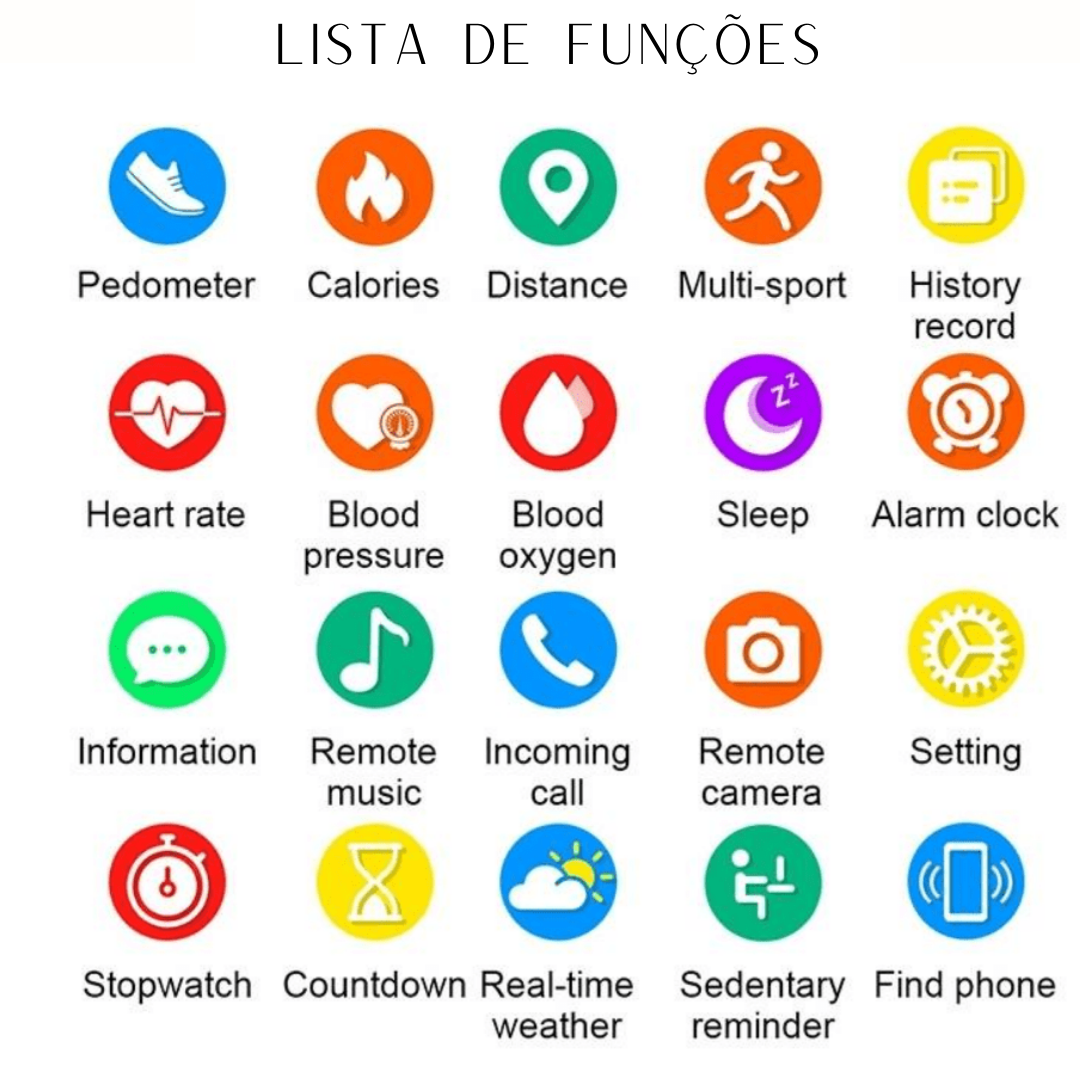 Relógio Smart Deluxe Senior X15