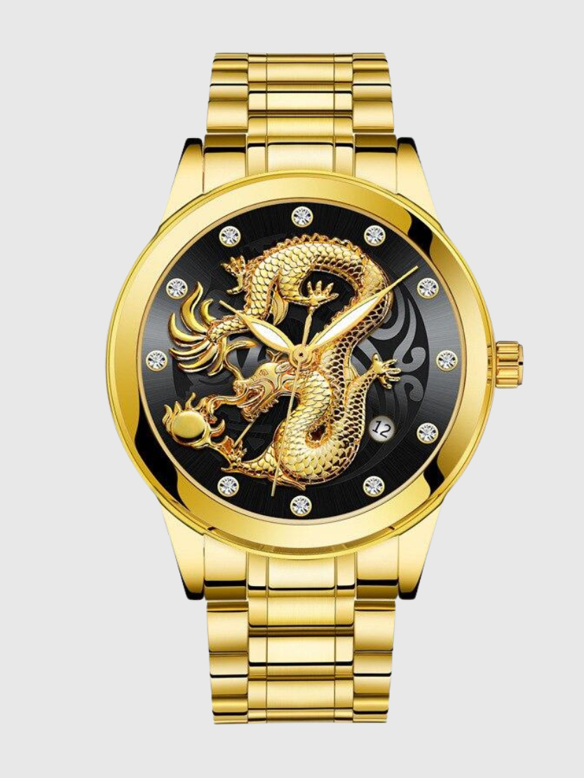 Relógio Dragon Gold