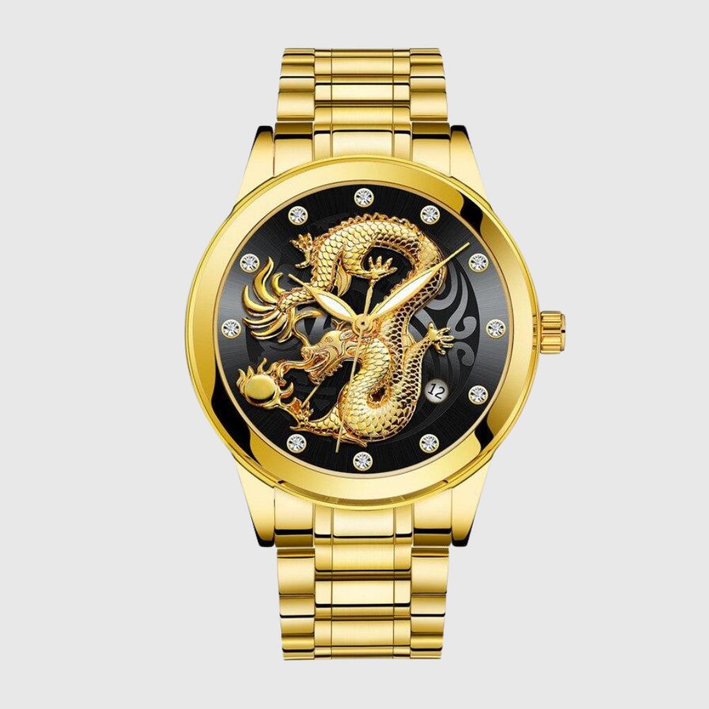 Relógio Dragon Gold