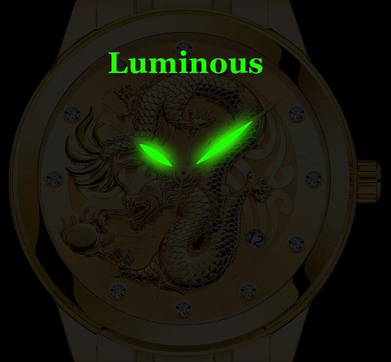 Relógio Dragon Gold