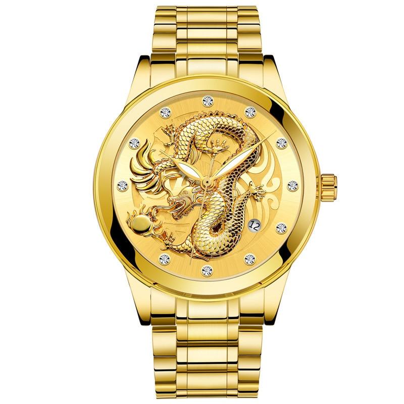 Relógio Dragon Gold