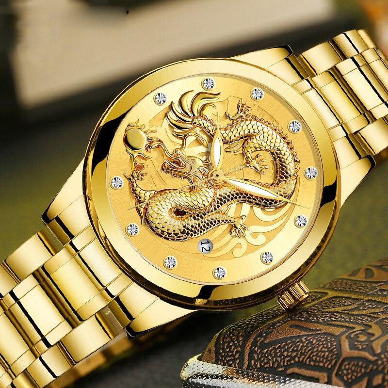 Relógio Dragon Gold