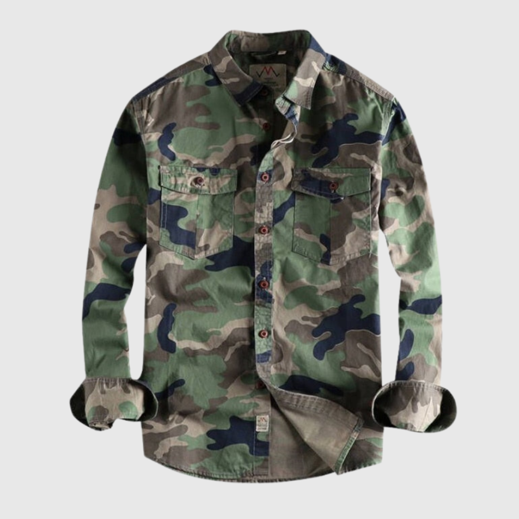 Camisa Tática Camuflada